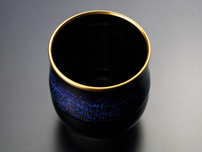 輝く本金の器 湯呑茶碗セット 青き明星 陽光